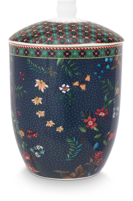 Pip Studio Recipient Cu Capac Berry Blues 1,5 L