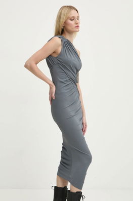 Rick Owens Lilies Rochie Culoarea Gri, Midi, Mulata, LI02D5526CVI