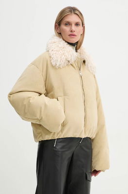 Nanushka Geacă De Puf ZACHARIE Femei, Culoarea Bej, De Iarnă, Oversize, NU24FWOW45873