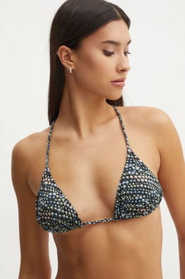 Vilebrequin Sutien De Baie LUXE Culoarea Negru, Cupa Usor Rigidizata, LXEBH113