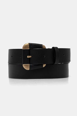 Hoss Intropia Curea De Piele Femei, Culoarea Negru, 5028291