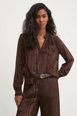 Pedro Del Hierro Bluza Femei, Culoarea Maro, Modelator, 6638210
