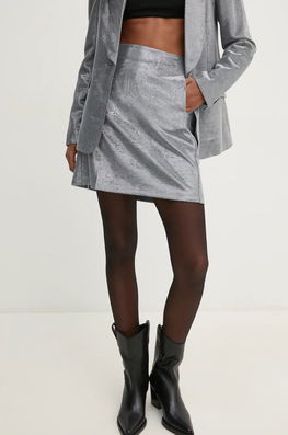 Pedro Del Hierro Fusta Culoarea Gri, Mini, Drept, 7598315