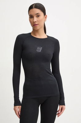 Compressport Longsleeve Funcțional On/Off Culoarea Negru, AW00127B