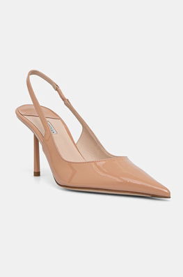 Le Silla Stilettos De Piele Chanel Bella Culoarea Portocaliu, 4233B080LBPPKAB152