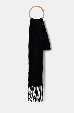 Nanushka Fular De Lână IZAIA Culoarea Negru, Uni, NU24FWSC10499