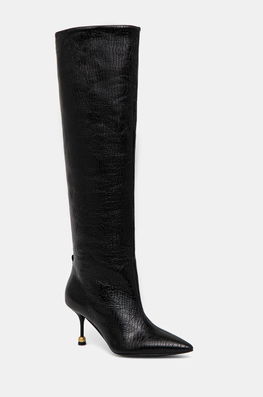 Vanda Novak Ghete De Piele Kaja Femei, Culoarea Negru, Cu Toc Cui