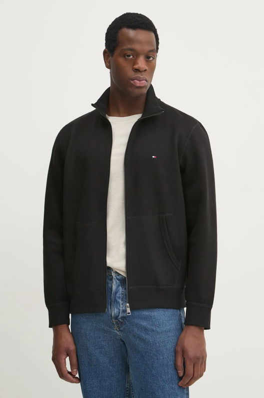 Tommy Hilfiger Bluza Barbati, Culoarea Negru, Neted, MW0MW38083