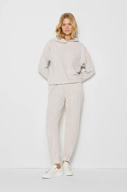 Bizuu Pantaloni De Trening MASPY Culoarea Bej, Melanj, MASPY_BEZOWY_AW24