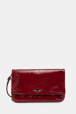 ZADIG&VOLTAIRE Poseta De Piele Culoarea Bordo, LWBA02530