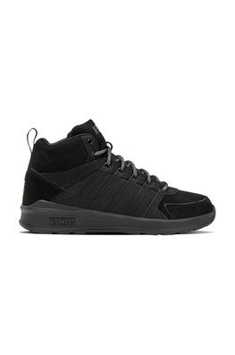 Swiss Sneakers Din Piele VISTA TRAINER MID WNT Culoarea Negru, 07145.010.M K-Swiss