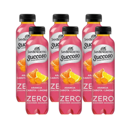 Suc San Benedetto Succoso Zero Arancia Carota Limone 400 ml 6 Buc