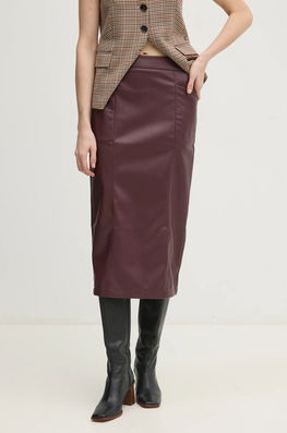 Pedro Del Hierro Fusta Culoarea Violet, Midi, Drept, 7598318