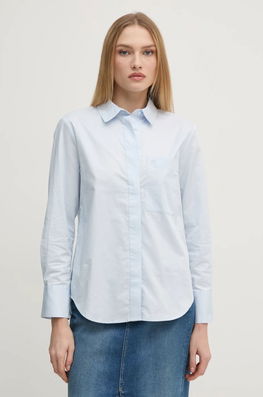 Pedro Del Hierro Camasa Din Bumbac Femei, Cu Guler Clasic, Relaxed, 6638230
