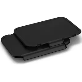 Set 2 plite plancha Tefal XA733810, compatibile cu gratarul electric OptiGrill 4 in 1 si Optigrill 2 in 1, seriile GC774xx, GC773xx, GC772xx, invelis antiaderent, negru