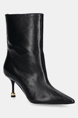 Vanda Novak Botine Elena Femei, Culoarea Negru, Cu Toc Cui