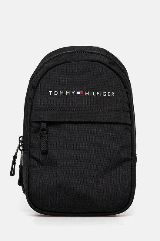 Tommy Hilfiger Ghiozdan Copii Culoarea Negru, Mic, Neted, AU0AU01895