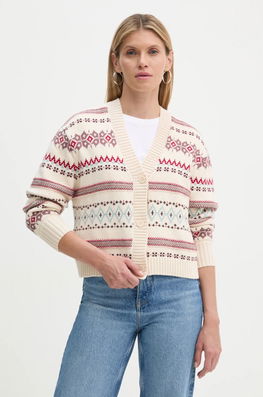 Levi's Cardigan Din Amestec De Lana Culoarea Bej, A8899