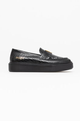 Vanda Novak Mocasini De Piele Kayla Femei, Culoarea Negru, Cu Platforma