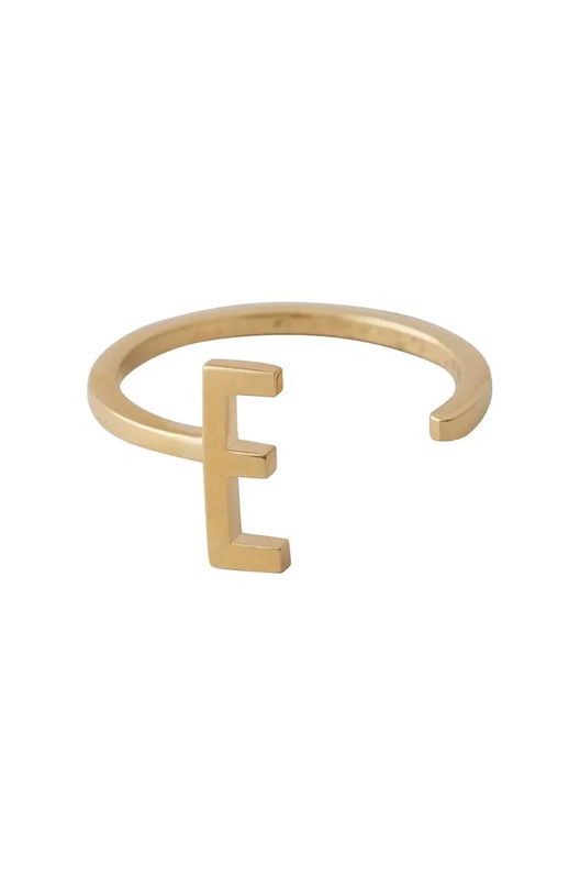 Design Letters Inel De Argint Placat Cu Aur 90601000E