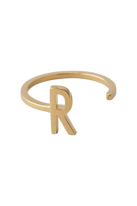 Design Letters Inel De Argint Placat Cu Aur 90601000R