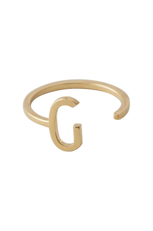 Design Letters Inel De Argint Placat Cu Aur 90601000G