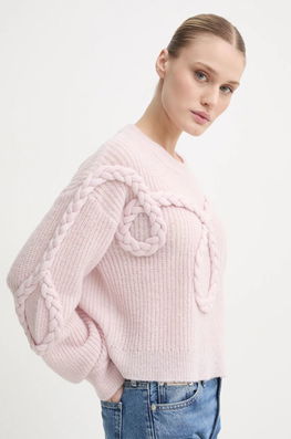 MUNTHE Pulover De Lână SAKIRA Femei, Culoarea Roz, 244160724472