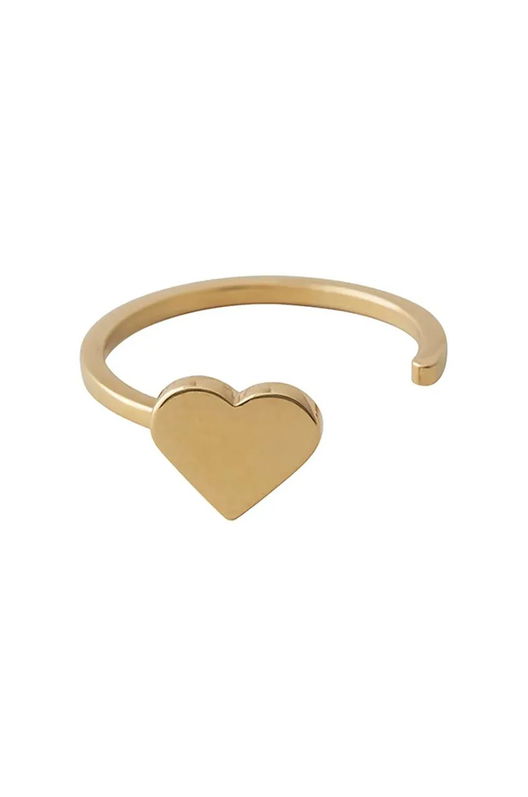 Design Letters Inel De Argint Placat Cu Aur 90602000GOLD