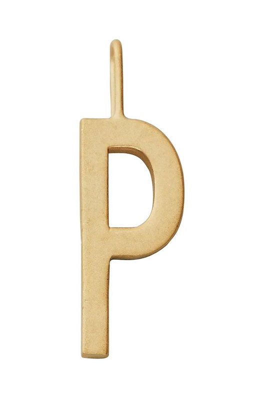 Design Letters Pandantiv Din Argint Placat Cu Aur 90201544P