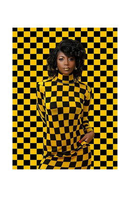 HARTMAN Grafică Pe Sticlă Acrilică A.I Art Black Magic Woman 06