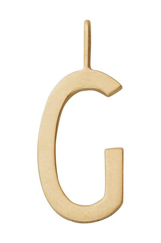 Design Letters Pandantiv Din Argint Placat Cu Aur 90201544G