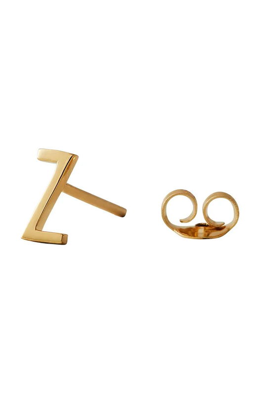 Design Letters Cercel Din Argint Placat Cu Aur 90401001Z