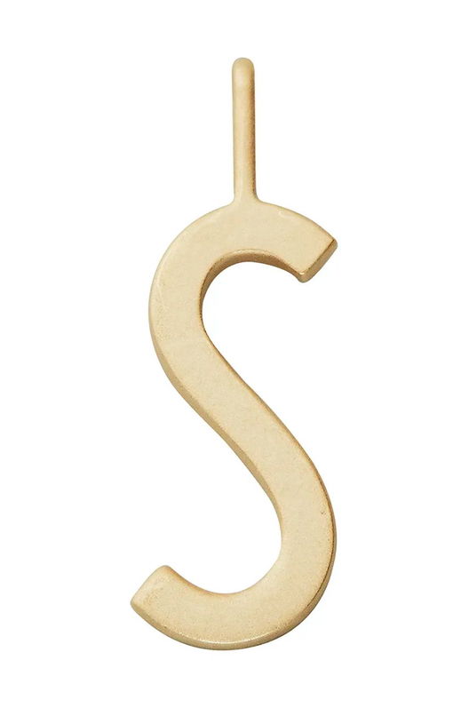 Design Letters Pandantiv Din Argint Placat Cu Aur 90201544S