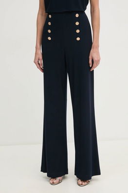 Joseph Ribkoff Pantaloni Femei, Culoarea Albastru Marin, Lat, High Waist, 251028