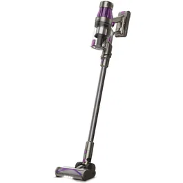 Aspirator vertical fara fir 2 in 1 Samus Typhoon Ultra Power, 500 W, Trepte de putere: 4 (Eco, Standard, Max, Auto), Putere de aspirare maxima: 34 kPa (160 W), Functie iSense, Gri/mov