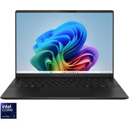 Laptop ASUS Vivobook S 14 S5406SA cu procesor Intel® Core™ Ultra 7 256V pana la 4.8GHz, 14'', WUXGA, OLED, 16GB LPDDR5X RAM, 1TB SSD, Intel® Arc™ Graphics, Windows 11 Pro, Neutral Black
