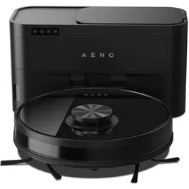 Aspirator robot AENO ARC0005S, 4000Pa, 3000 mAh, 120 m2, Cartografiere, Wi-Fi Comenzi vocale, Autonomie pana la 120 min, Negru