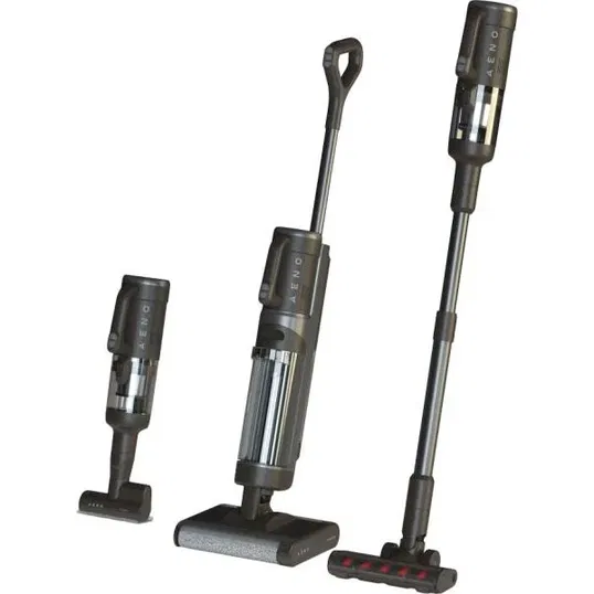 Aspirator vertical pentru curatare uscata si umeda, 3 in 1, ATC0001, 200W, Li-Ion 4000 mAh, 14kPa, 1 l, Autonomie pana la 45min