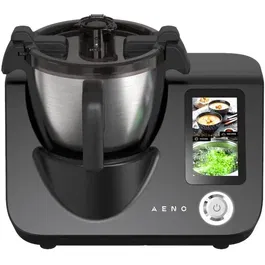 Robot de bucatarie multicooker AENO ACR0001S, cu peste 150 retete integrate, 8 programe automate, ecran tactil, cantar incorporat,1000 W + 600W, 3.5L