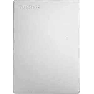 Hard disk extern Toshiba Canvio Slim 2TB USB 3.0 Silver