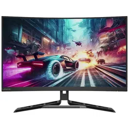 Monitor LED Lenovo Gaming Legion R32qc-30 Curbat 31.5 inch QHD VA 0.5 ms 180 Hz FreeSync