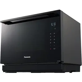 Cuptor cu microunde Panasonic NN-CS88LBEPG, 31 l, 1350 W, Digital, Abur, Grill, Panou de control tactil, Negru