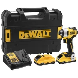 Masina compacta de insurubat cu impact pe acumulator DeWalt DCF809L2T, 18 V, 3200 RPM, 170 Nm, 2 acumulatori, incarcator