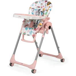Scaun de masa 2in1 Peg Perego Prima Pappa Zero Follow Me, 0-15 Kg, Super Girl, Multicolor