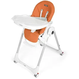 Scaun de masa 2in1 Peg Perego Prima Pappa Zero Follow Me, 0-15 Kg, WonderOrange, Portocaliu