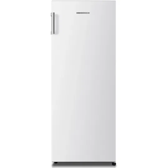 Congelator Heinner HFF-HS165E++, 165 l, Control mecanic, 5 compartimente - 4 sertare + 1 compartiment cu usa, H 143.4 cm, Clasa E, Alb