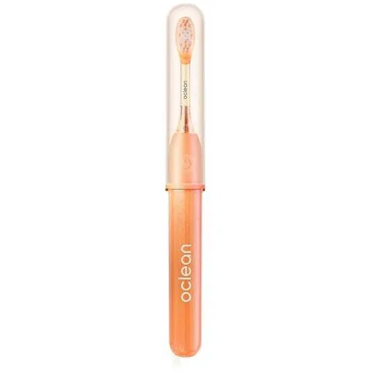 Periuta de dinti sonica Oclean Ease, smart timer 2 min, 2 moduri de utilizare, Portocaliu