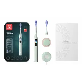Periuta de dinti smart sonica Oclean X Ultra, TurboClean, smart touch screen, Verde