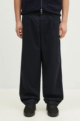 Universal Works Pantaloni Barbati, Culoarea Albastru Marin, Drept, 31149