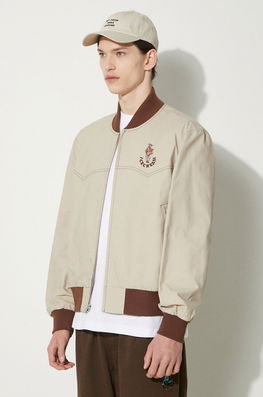 ICECREAM Geaca Bomber Western Bomber Barbati, Culoarea Bej, De Tranzitie, IC24202